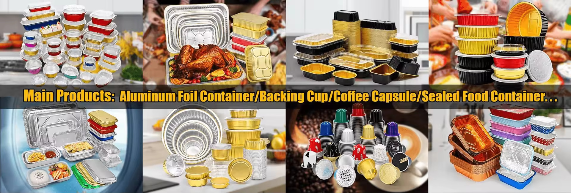 quality Golden Aluminium Foil Container factory